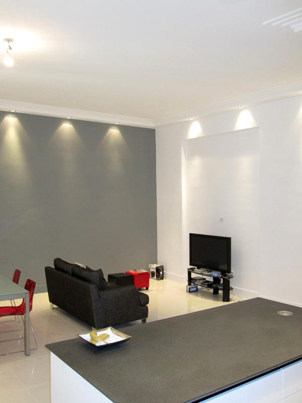 Séjour réaménagé, chantier réalisé par Signature d'intérieur