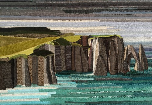 Etretat, la Porte d'Aval et l'Aiguille Creuse