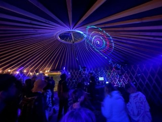 YA ! location de yourte d'évènement - ADN music Festival - set DJ et activités sous la yourte 