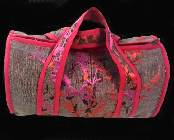 Petit sac de voyage en tissus d'ameublement 40 X35 CM