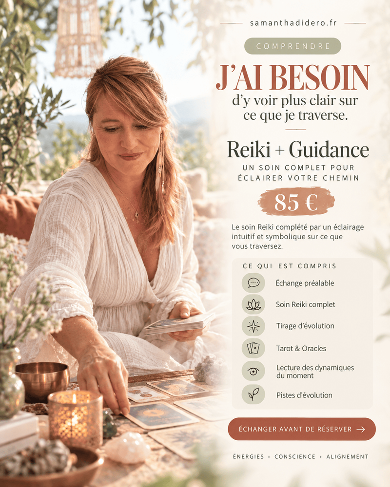 Reiki et guidance - Samantha Didero