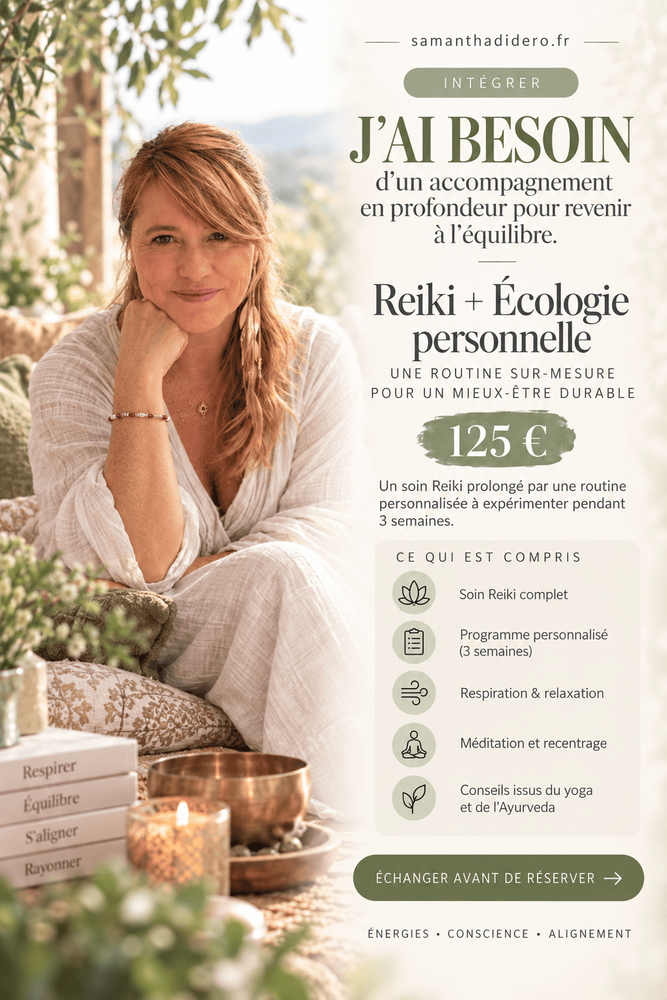 Reiki et écologie personnelle - Samantha Didero