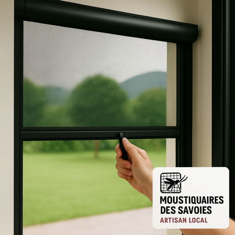 Moustiquaire enroulable sur-mesure – Haute-Savoie