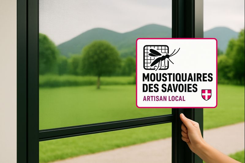 Moustiquaire porte battante – Haute-Savoie