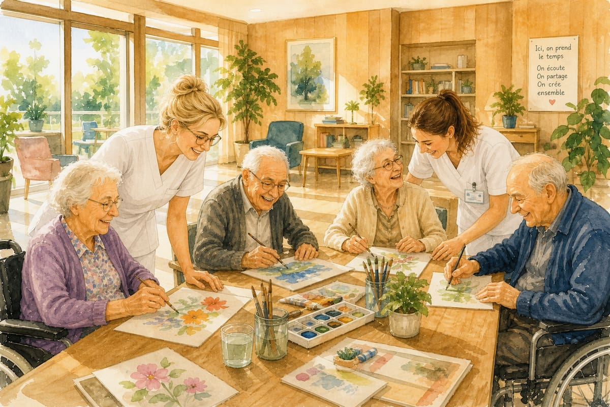 Atelier créatif à l'UPHV
