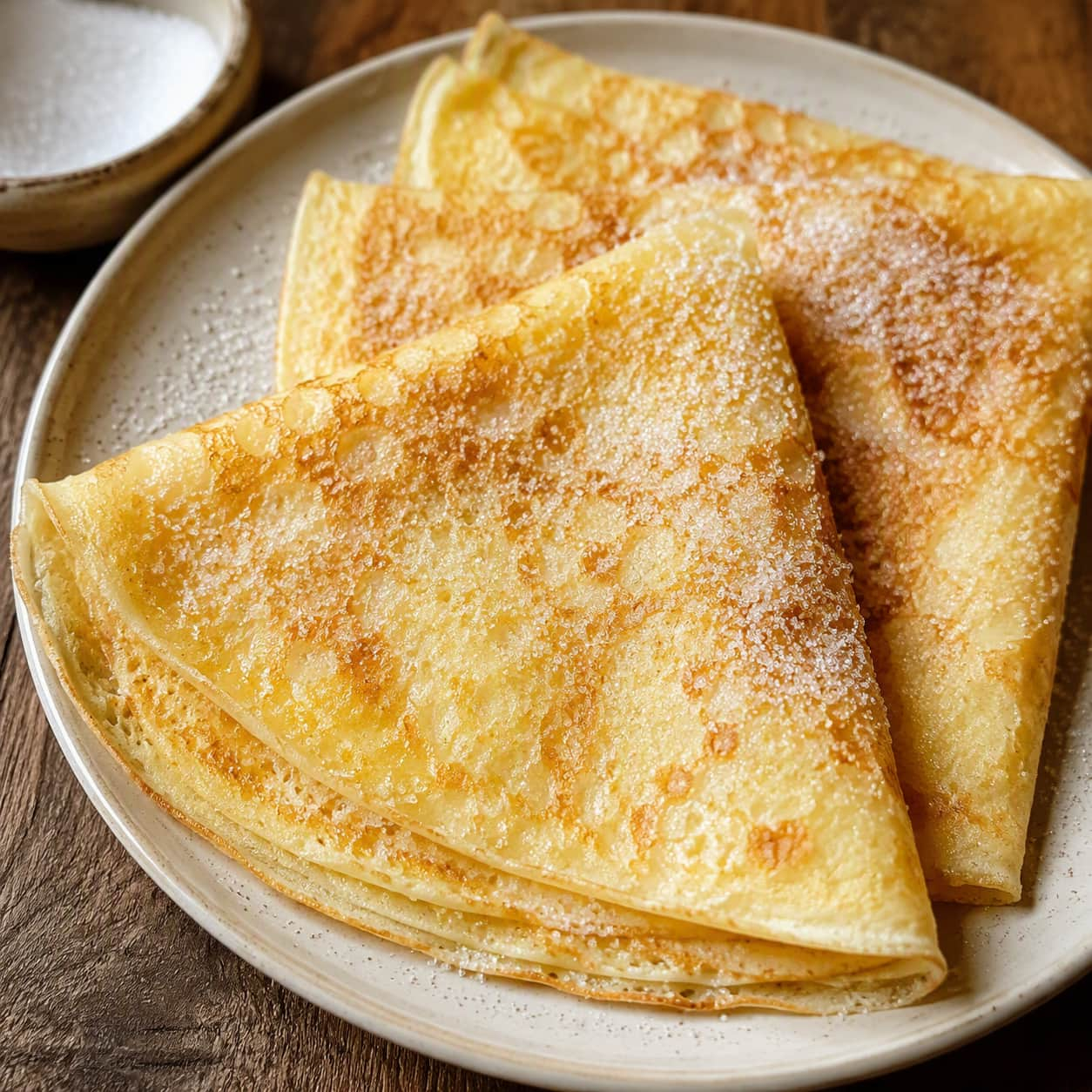 Crêpes au sucre