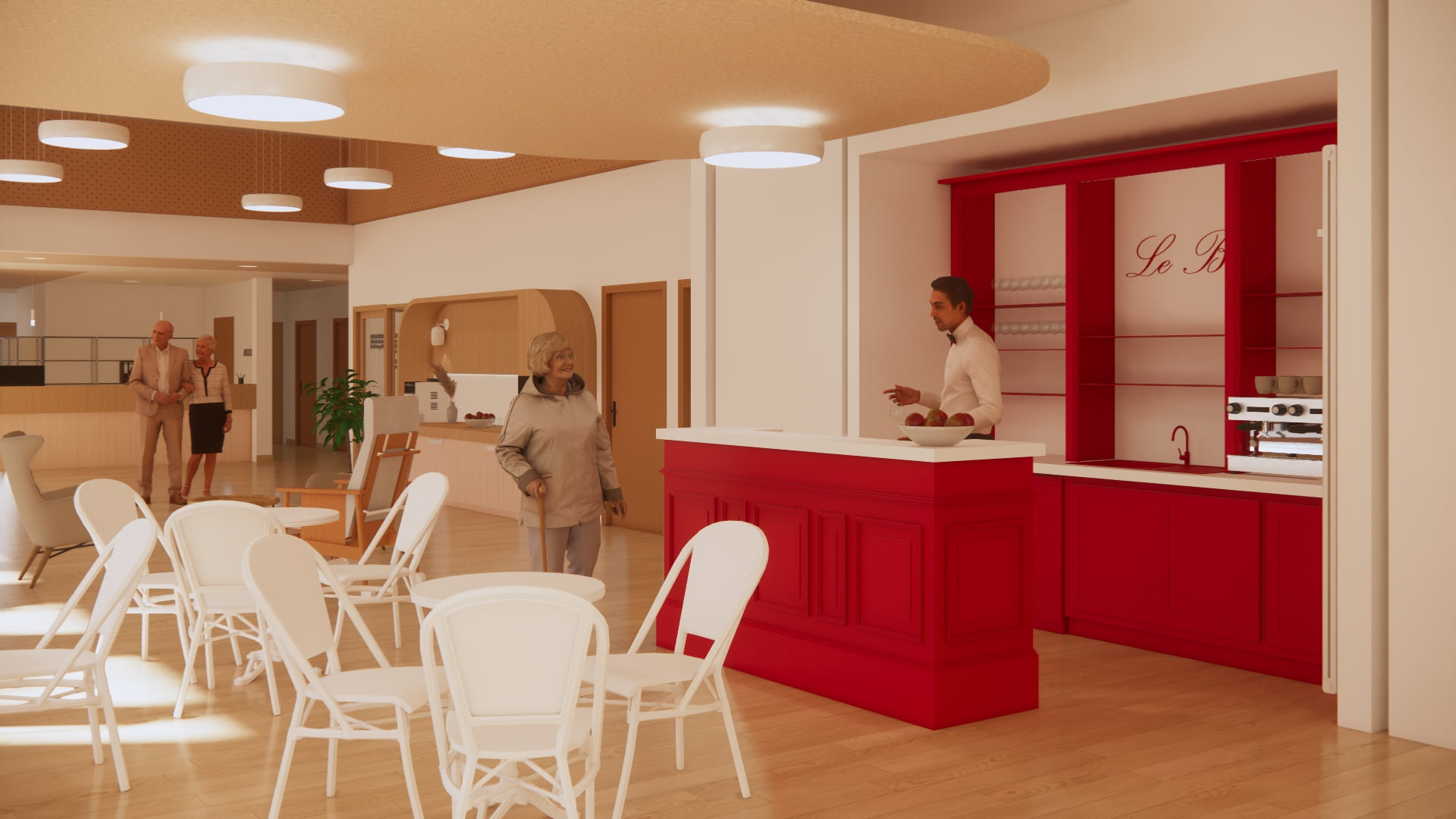 Bistrot d'Aliénor (Vue 3D)