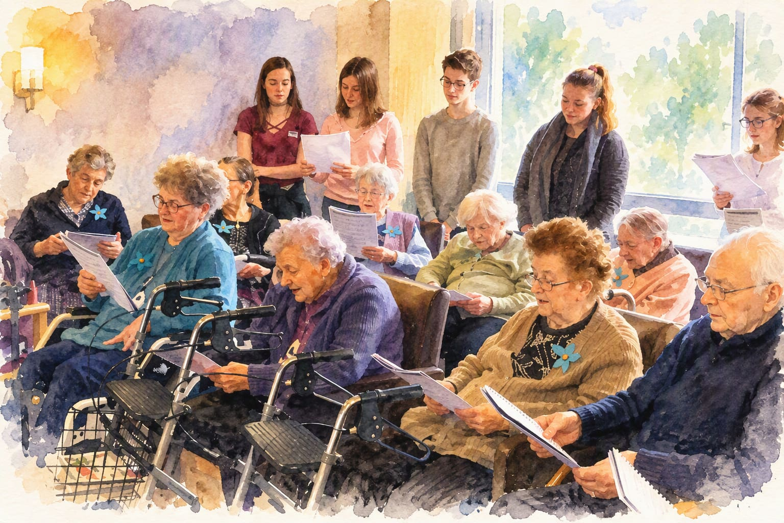 Un beau projet de chorale intergénérationnelle à Coulonges-sur-l'Autize