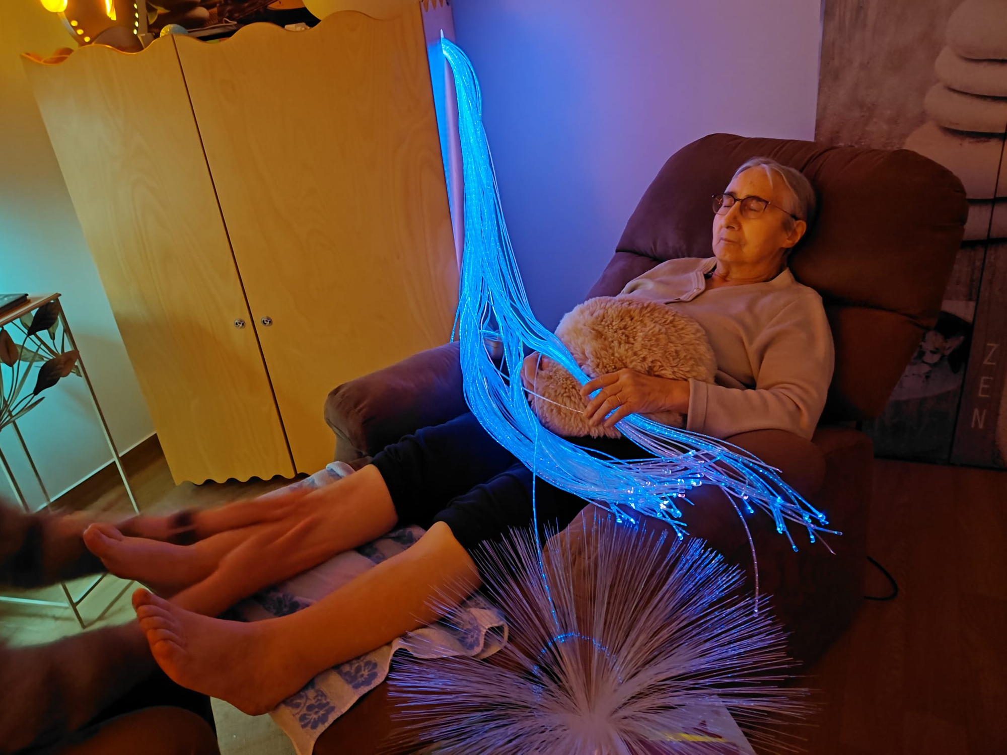 Soins Snoezelen à l'EHPAD Aliénor d'Aquitaine