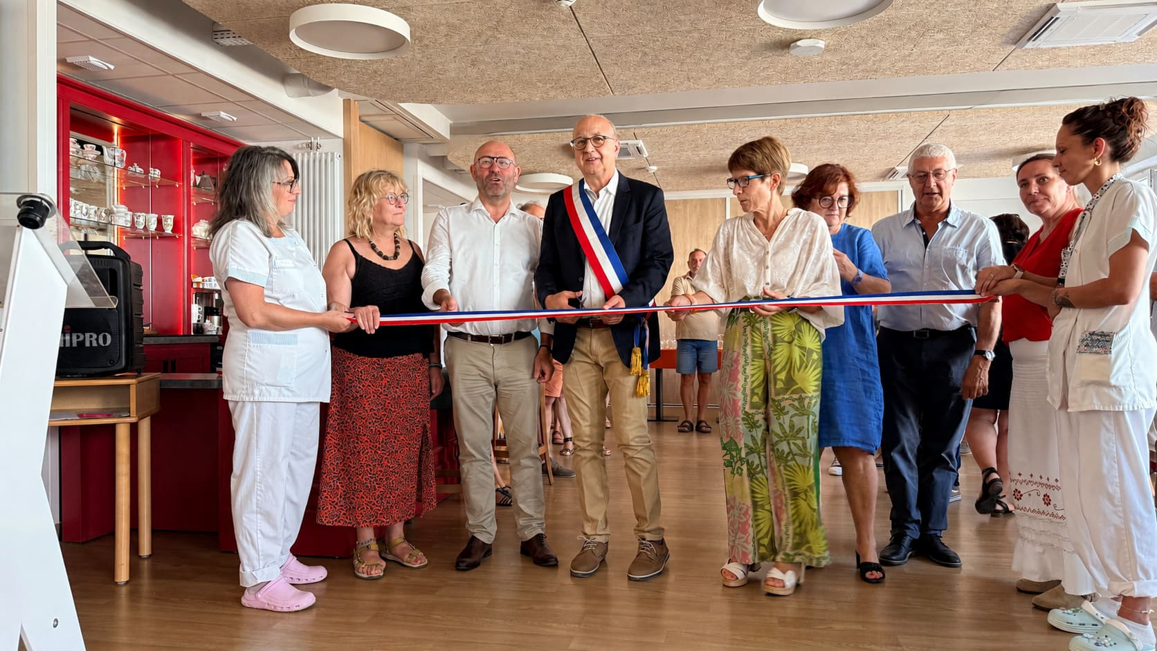 Photo inauguration Bistrot d'Aliénor - 18 juillet 2026