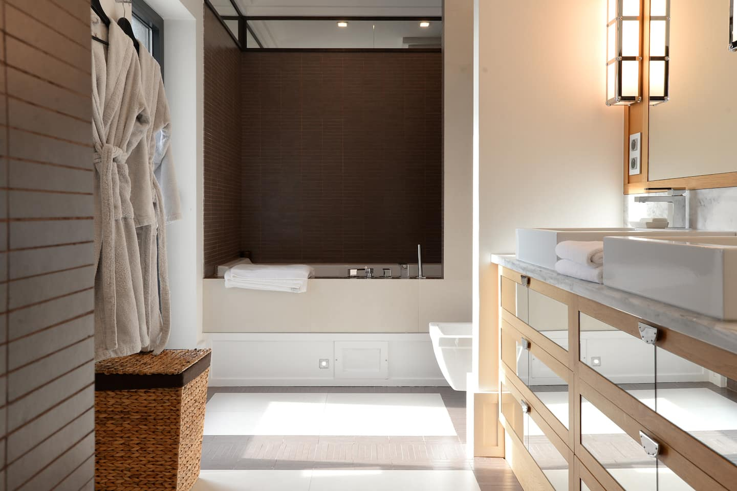 Salle de bain avec baignoire Philippe Starck
